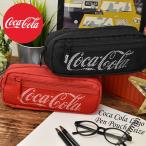 Coca Cola コカ・コーラ ペンケース Lサイズ ポーチ スクエア メンズ レディース ドリンク メッシュポケット STREET 新学期 筆箱 ペンポーチ 45227701 45227801