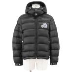 MONCLER モンクレール ダウン ジャケット ライト DOUDOUNE LEGERE 19年製 BRAMANT ロゴ ワッペン フード 取外可 メンズ 2 黒 ルーマニア製