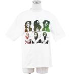 SALE【美品】DSQUARED2 ディースクエアード Tシャツ 2023年 ボブ・マーリー フォト ロゴ プリント クルーネック 半袖 メンズ XS 白 伊製