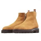 [ превосходный товар ]WH двойной H ботинки замша Logo двойной Zip Vibram подошва толщина низ лодыжка длина мужской размер надпись нет Camel серия сделано в Японии 