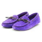 【SALE】BOTTEGA VENETA ボッテガヴェネタ ドライビングシューズ イントレチャート スエードレザー 靴 箱付属 レディース 36 紫 伊製