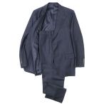ショッピングプラダ PRADA プラダ スーツ セットアップ カシミヤ x ウール 2B テーラード ピークドラペル ジャケット スラックス メンズ 50R 紺 伊製