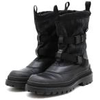 [ прекрасный товар ]Dior Dior ob утечка кожа pekos Logo Toro ta- Jaguar do двойной ремешок ботинки коробка / пакет есть мужской 42 темно-синий чёрный сделано в Италии 