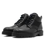 [ прекрасный товар ]LOUIS VUITTON Louis * Vuitton o-be LUKA mf* линия короткие сапоги 18 год производства LV Logo боа sklipto вышивка мужской 6.5 чёрный сделано в Италии 