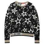 ショッピングドルチェ 【極美品】DOLCE&GABBANA ドルチェ・アンド・ガッバーナ ニット セーター #DGMILLENNIALS ロゴ スター メタリックライン メンズ 46 黒 伊製