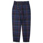 SALE【美品】Vivienne Westwood MAN ヴィヴィアンウエストウッドマン サルエルパンツ タータンチェック ボトムス メンズ 46 紺系 日本製