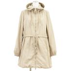 【極美品】MONCLER モンクレール コート TOPAZE テクニカルナイロンタフタ アウター タグ付属 レディース サイズ 2 ベージュ ジョージア製