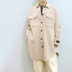 ショッピングキャメル Dignite collier ディニテ コリエ 80256405 ダブルフェイス CPO シャツ コート