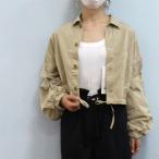 ショッピングジョンブル 30％OFF Johnbull ジョンブル JL243S02 コットン リネン カルゼ クロップド シャツ