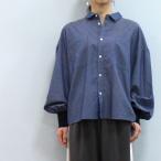 ショッピングダンガリー REFRAIN リフレイン 449910 オーバーサイズ ダンガリー シャツ