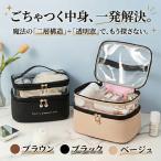 化粧ポーチ メイクポーチ バニティポーチ コスメポーチ 小物入れ メイクボックス 大容量 トラベルポーチ 自立 ブラシ入れ 大きめ 持ち運び クリア