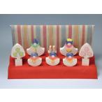 小黒三郎　銀杏雛二段飾り・普通垂幕(赤)