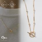 10K ゴールド ネックレス チェーン レディース シンプル【ariadne-stella アリアドネ・ステラ】  マンテル ゴールド スキンジュエリー シンプル 華奢