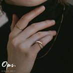 パールリングおしゃれレディース10k指輪cruviaクラヴィア真珠淡水レデ...