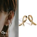 18k つけっぱなし ピアス  elpia-pe エルピア k18 18金 ピアス ゴールド金属アレルギー リボン 小さめ 小ぶり 小さい シンプル 上品 繊細 エレガント 可愛い