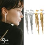 ショッピングフリンジ ピアス レディース タッセル フリンジ 【laria ラリア】金属アレルギー対応 ニッケルフリー 可愛い おしゃれ シルバー925 K18仕上げ 大ぶり 大きめ