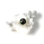 東京切子ブローチ雅七宝マザーオブパ...