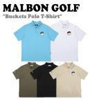 マルボンゴルフ MALBON GOLF メンズ Buckets Polo T-Shirt 