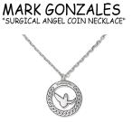 マークゴンザレス ネックレス MARK GONZALES SURGICAL ANGEL COIN NECKLACE サージカル エンジェル シルバー 韓国アクセサリー MG2101TC29SV MG2201TC30SV ACC