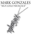 マークゴンザレス ネックレス MARKGONZALES メンズ レディース SIGN LOGO NECKLACE サイン ロゴ SILVER シルバー 韓国アクセサリー MG2201TC32SV ACC
