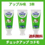 チェックアップ コドモ checkup kodomo 歯磨き粉 60g入 アップル 3本 子供 歯みがき 虫歯予防 歯周病 歯槽膿漏 (2)