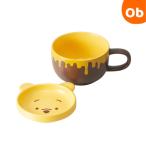 ショッピング陶器 陶器製スープカップ くまのプーさん　スケーター　340ml　可愛い　電子レンジと食洗機に対応　小皿　陶磁器【送料無料　沖縄・一部地域を除く】