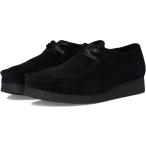  Clarks Wallabee EVO обувь женский deck shoes Black Suede( черный замша )