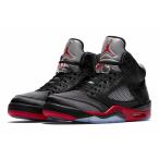 ナイキ NIKE エアージョーダン Air Jordan 5 V Retro (GS) Satin Bred Basketball Shoes 440888-006 バスケ スニーカー Black Red