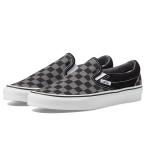 バンズ Vans Unisex  クラシック スリッポン メンズ スニーカー (チェッカーボード) Black/Pewter