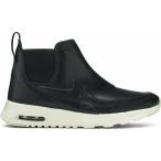 ナイキ NIKE エアマックス シア Air Max Thea Mid Black Sail Leather Shoes Boot Sneakers 859550-001 ミッドカット レディース