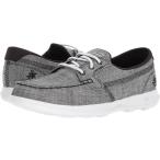  Skechers go- walk Lite - Isla женский deck shoes Black/White( черный белый )
