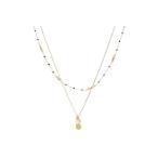 ショッピングチャンルー チャン・ルー Chan Luu Pre-Layered Enamel Bead Necklace with Charm レディース Necklaces
