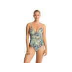 SEA LEVEL SWIM  Wildflower Spliced Tri オンe-Piece レディース 水着 Sea