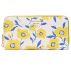 ケイトスペード Kate Spade ニューヨーク  Morgan Sunshine Floral Printed Pvc ジップ Around Co