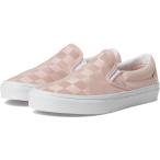 バンズ Vans クラシック スリッポン チェッカーボード レディース スニーカー Satin チェッカーボード Sepia Rose