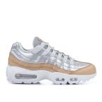 ナイキ NIKE エアマックス Air Max 95 SE Premium Low Shoes Casual Sneakers AH8697-002 ローカット レディース Pure Platinum Silver Brown White