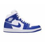 ナイキ NIKE エアジョーダンワン Air Jordan 1 Mid Basketball Shoes Casual Sneakers BQ6472-104 ミドルカット レディース Kentucky Blue White