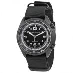 Khaki Aviation Pilot Pioneer Automatic Black Dial Black NATO Canvas Men's Watch