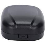軽量2色ポータブル頑丈な補聴器ケース、補聴器収納ケース、補聴器用2.8 x 2.5x 1.2in(black) (black)