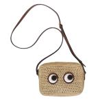 クリアランス ANYA HINDMARCH アニヤハインドマーチ ラフィア アイズ クロスボディ かごバッグ ショルダーバッグ アイズ ミニバッグ 5050925168342
