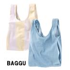 クリアランス BAGGU バグゥ コットンエコバッグ キャンバスショッパーバッグ Medium Baggu デニム、ストライプ バグー
