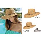 ショッピングストローハット クリアランス カペリ Cappelli Straworld Toyoストローハット ビーズモチーフ付き帽子 女優ハット サンハット