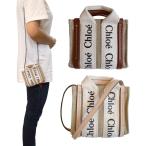 クリアランス クロエ CHLOE Woody ウッディ ナノトートバッグ 2WAY ハンドバッグ マイクロサイズ ショルダーバッグ ポシェット WOODY NANO TOTE CHC22AP235