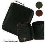 コムデギャルソン COMME des GARCONS レザー二つ折り財布 ラウンドファスナー ARECALF Leather Wallet ブラック グリーン ブラウン SA2100