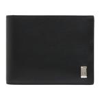 ダンヒル dunhill レザー二つ折り財布 コンパクトウォレット メンズ 19F2F32AT001R DUQD3070A サイドカー SIDECAR ブラック×シルバー