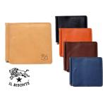 メール便送料無料/イルビゾンテ(Il Bisonte)レザーマネークリップ 札入れ/C0471