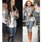 マイリーサイラス愛用 ジェット Jet クラッシュスキニーデニムパンツ