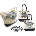 ジョンソンモータース Johnson Motors トートバッグ ロゴプリント コットンキャンバス