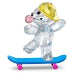  Swarovski SWAROVSKI Chris Bear skeboKris Bear Skaterbear crystal произведение искусства ske-ta- Bear скейтборд Swarovski производства украшение 5619208