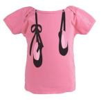 トランペット Trumpette バレエシューズ柄だまし絵ベビーTシャツ TEE BALLERINA 0〜2才